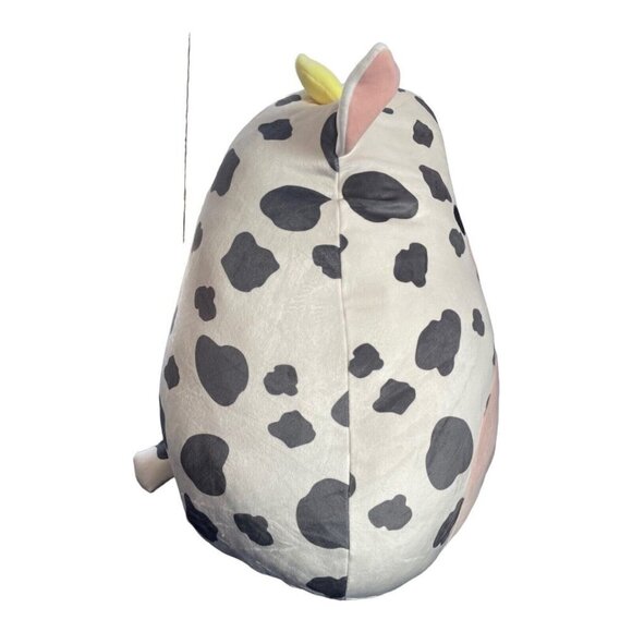 NWT Squishmallow COLIN THE COW 20” Valentines 2023 Pink Heart Nose NEW - Picture 2 of 3